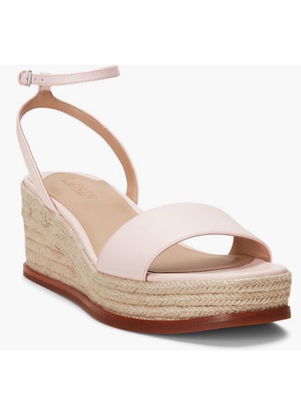 Lauren Ralph Lauren Leona Espadrille Platform Pink Opal Women’s Size 9.5 Leather
